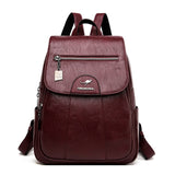 Designer Leather Backpack
